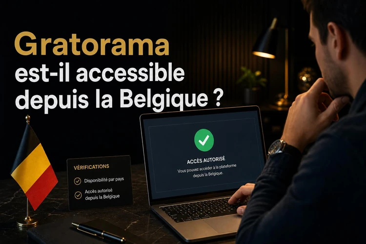 Gratorama est-il accessible depuis la Belgique?