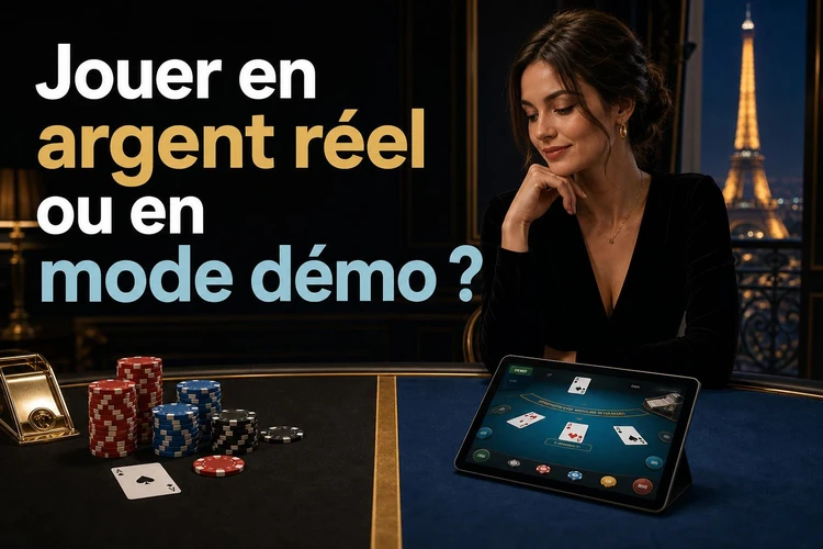 Jouer en argent réel ou en mode démo?
