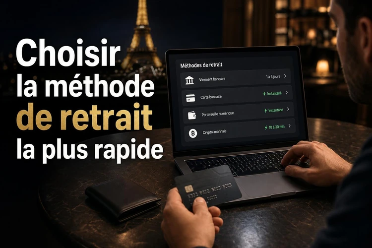 Choisir la méthode de retrait la plus rapide